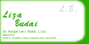 liza budai business card